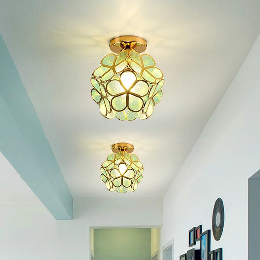 Ceiling Lamp | Nordic Petal Design | Elegant Hallway Corridor & Bedroom Light