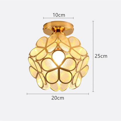 Ceiling Lamp | Nordic Petal Design | Elegant Hallway Corridor & Bedroom Light