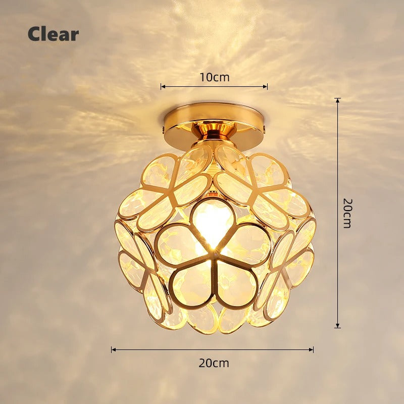 Ceiling Lamp | Nordic Petal Design | Elegant Hallway Corridor & Bedroom Light
