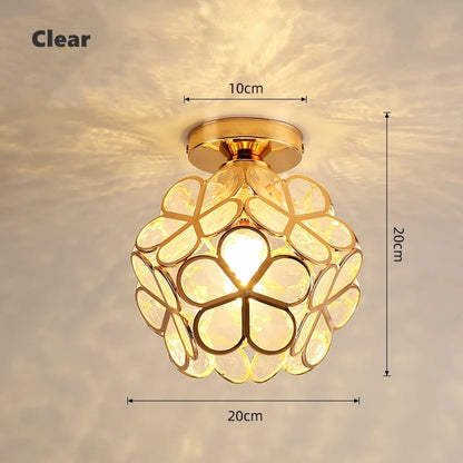 Ceiling Lamp | Nordic Petal Design | Elegant Hallway Corridor & Bedroom Light
