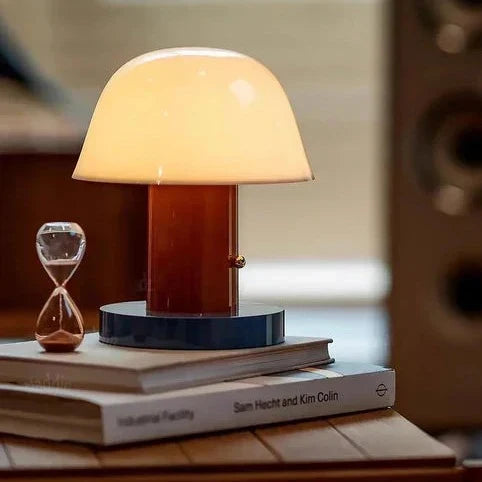Mushroom Table Lamp | Modern Rechargeable LED Light for Home Decor