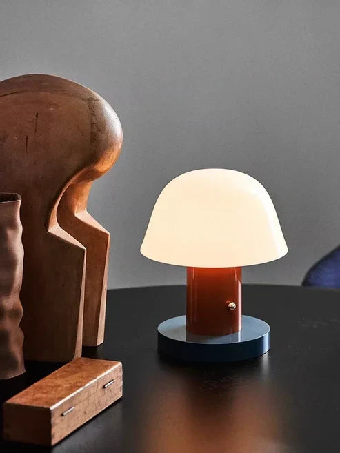 Mushroom Table Lamp | Modern Rechargeable LED Light for Home Decor