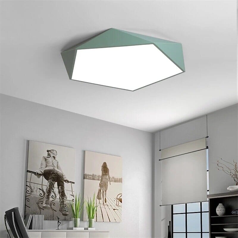 Ceiling Light | Modern Geometric LED Lamp for Home Decor - Skydor