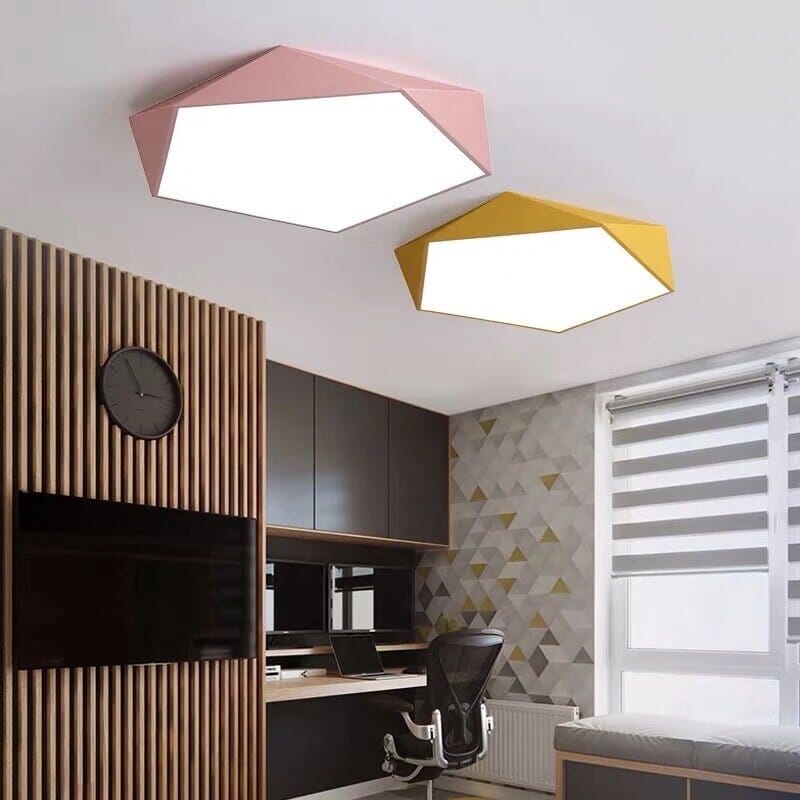 Ceiling Light | Modern Geometric LED Lamp for Home Decor - Skydor