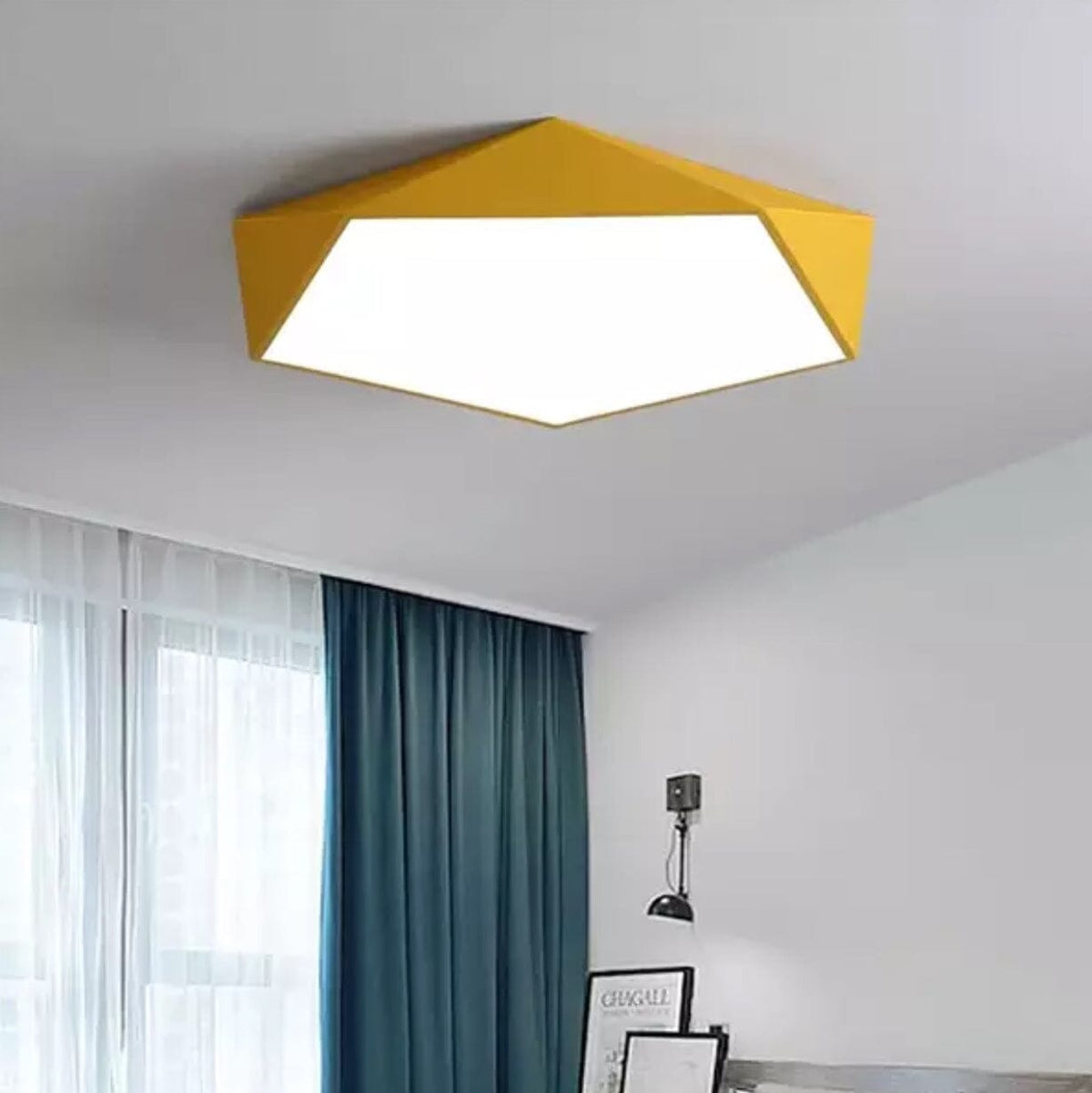 Ceiling Light | Modern Geometric LED Lamp for Home Decor - Skydor
